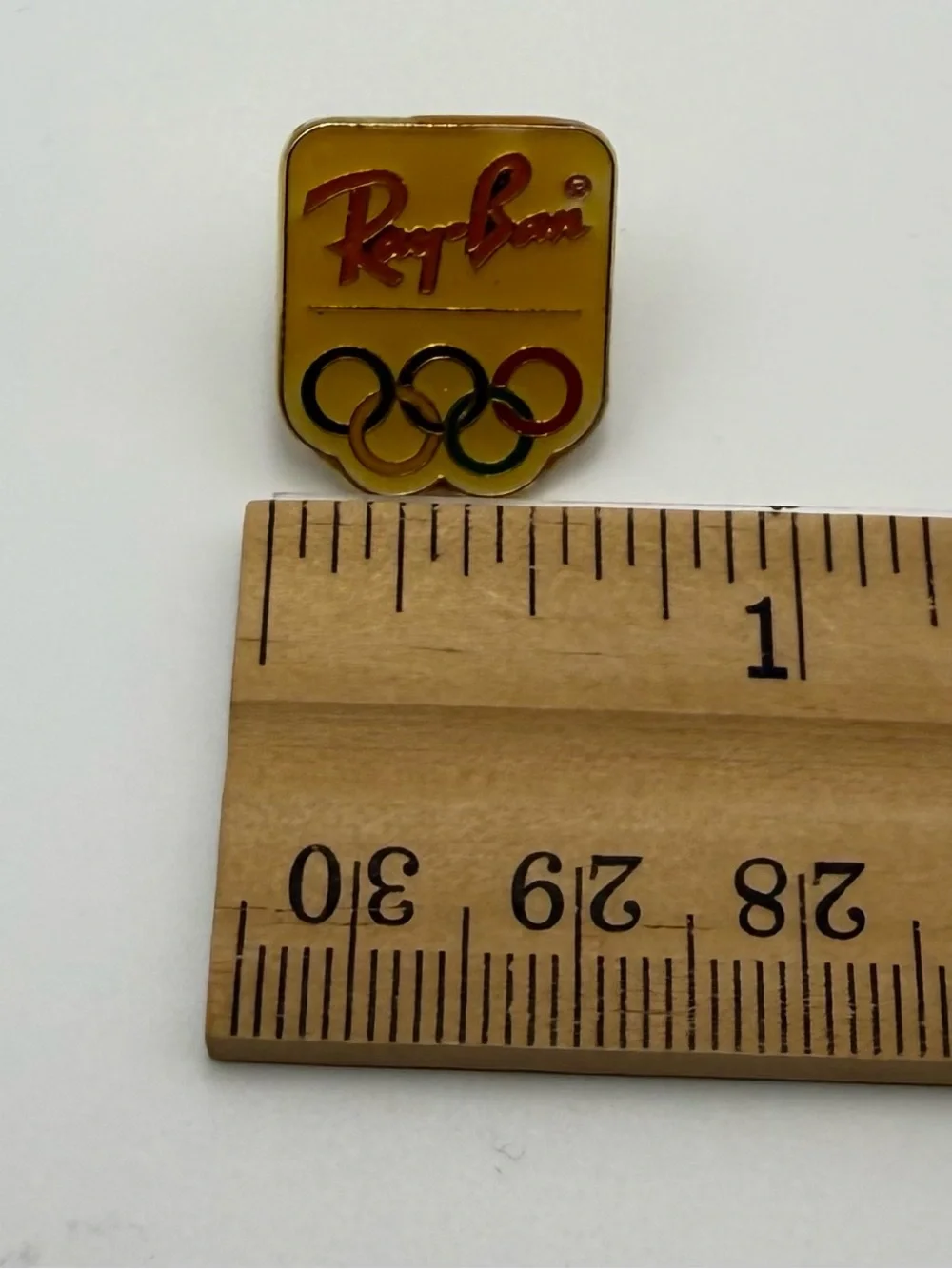 Ray-Ban Yellow Enamel Olympic Ring Pin